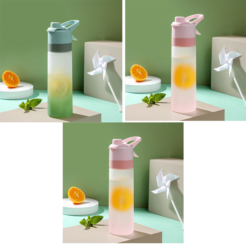 "Best Leak Proof Travel Bottles - Spray Water Bottle for Girls, perfect for outdoor sports and fitness."