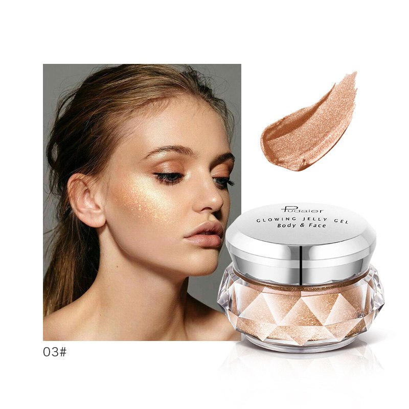"Dive into glamour: Face Highlighter Jelly Gel for a mesmerizing mermaid glow. Radiate beauty effortlessly." Yuchimagic , image 6