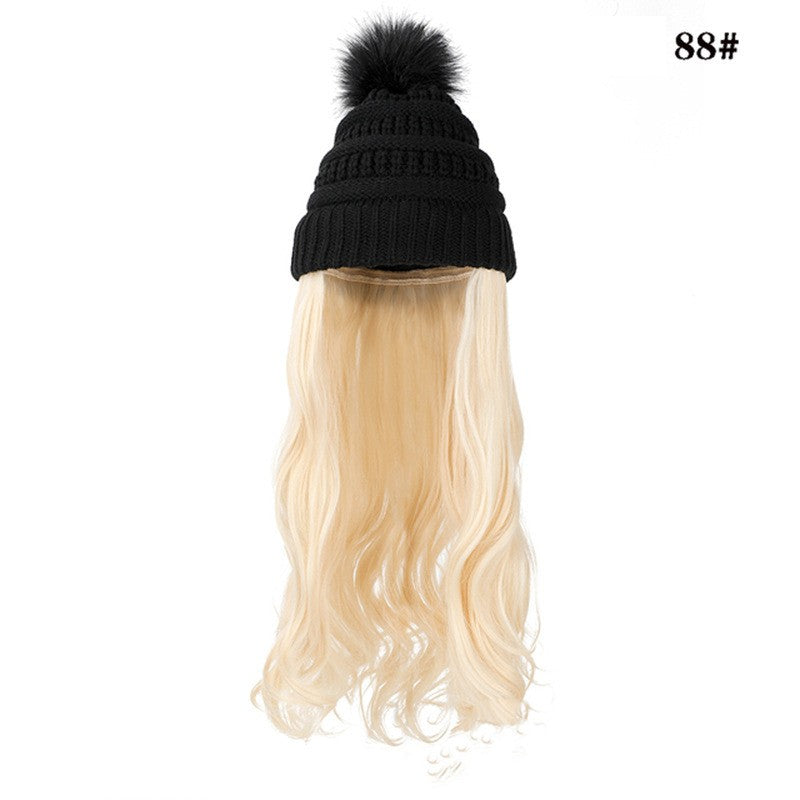 Chic Hat Wigs: Elevate style seamlessly with this versatile fashion fusion .image 17