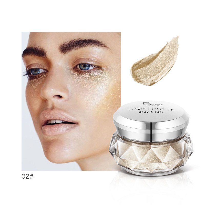 "Dive into glamour: Face Highlighter Jelly Gel for a mesmerizing mermaid glow. Radiate beauty effortlessly." Yuchimagic , image 5