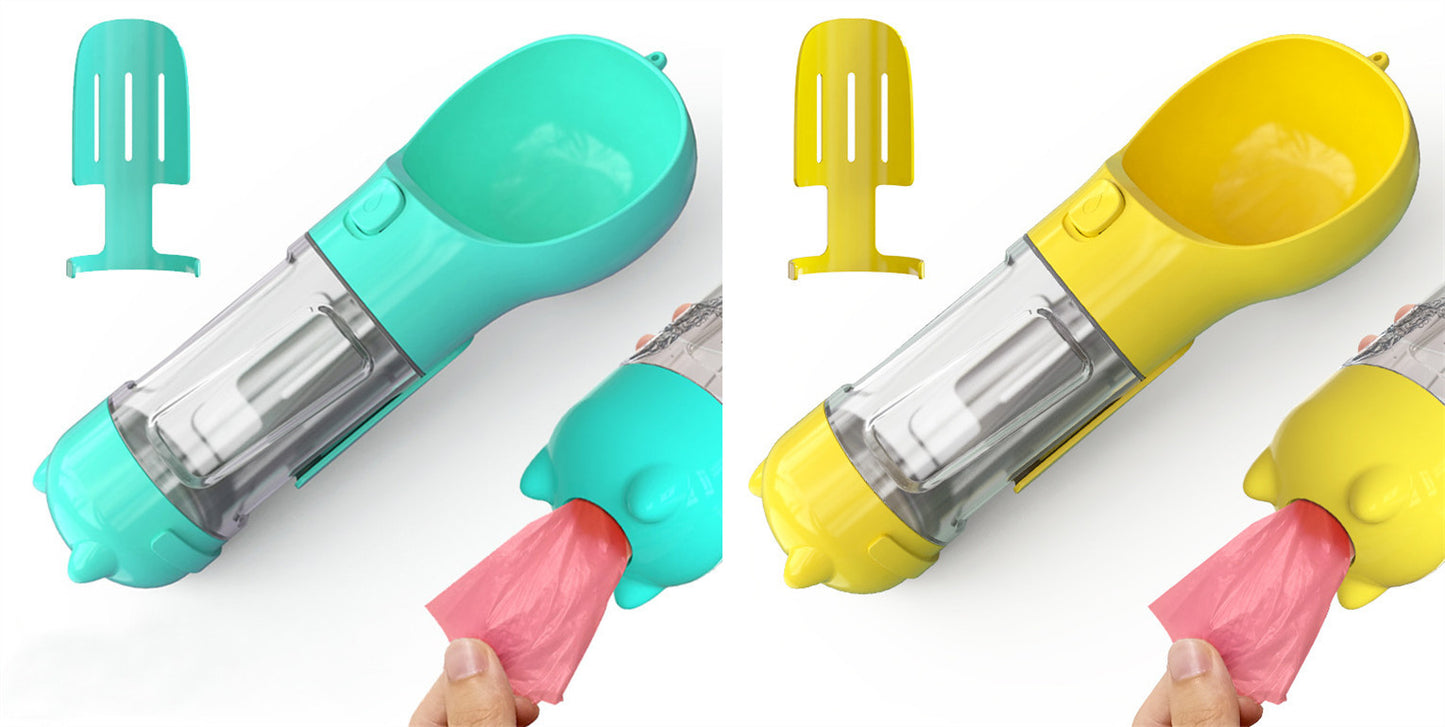 Pet Water Bottle Feeder Bowl Garbage