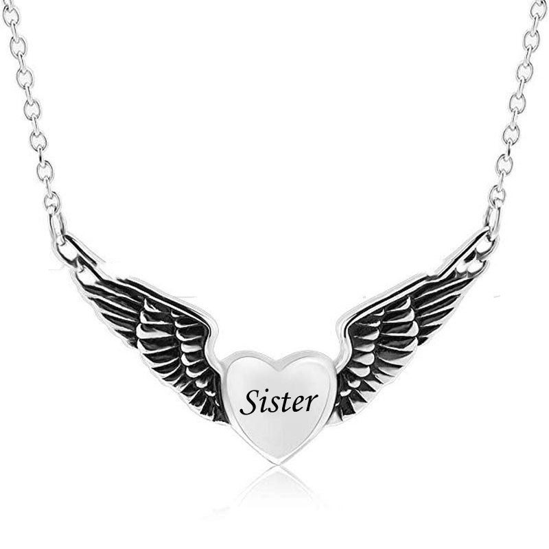 Angel wing necklace