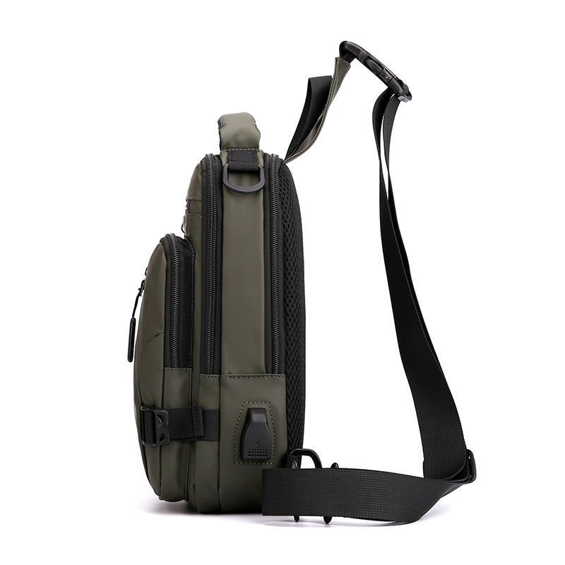 "Multifunctional Crossbody Bag Backpack: Stylish and practical accessory for men on-the-go."
