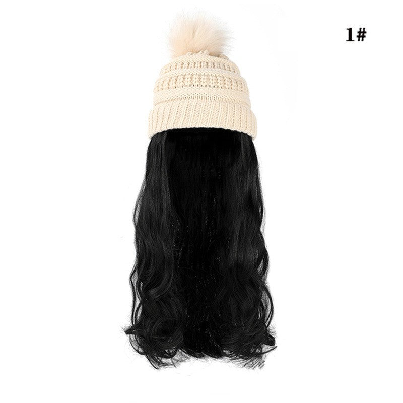 Chic Hat Wigs: Elevate style seamlessly with this versatile fashion fusion .image 10