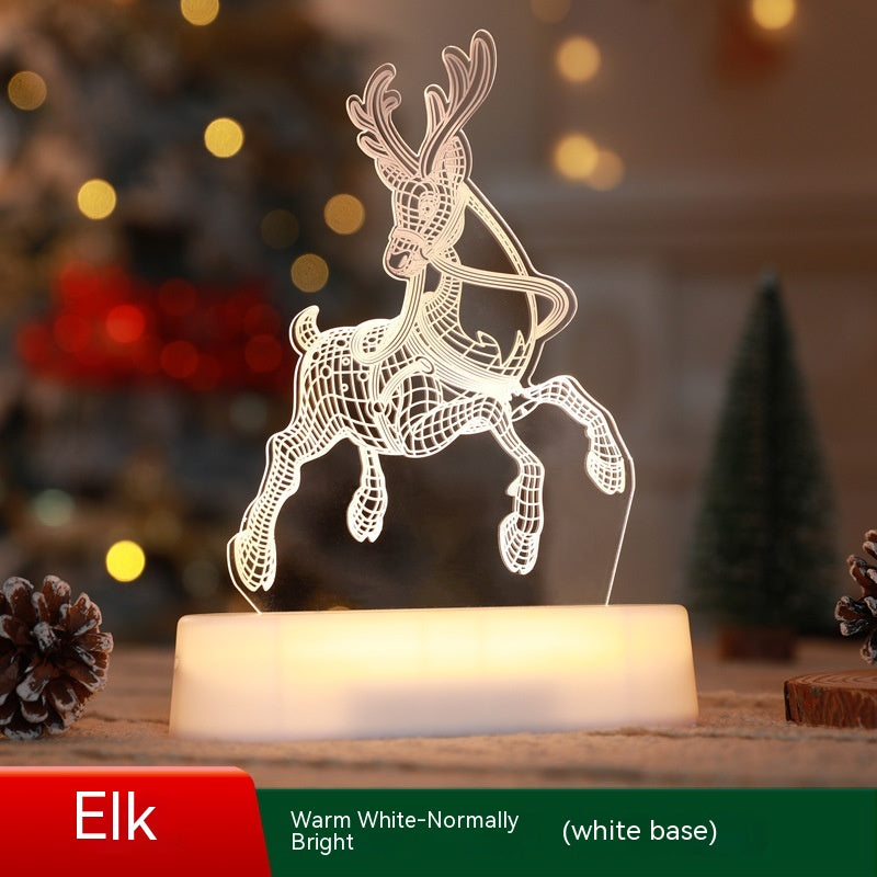 Illuminate the season with Christmas Decoration 3D Lamp. Festive LED Night Lights, perfect Christmas ornaments. image 4