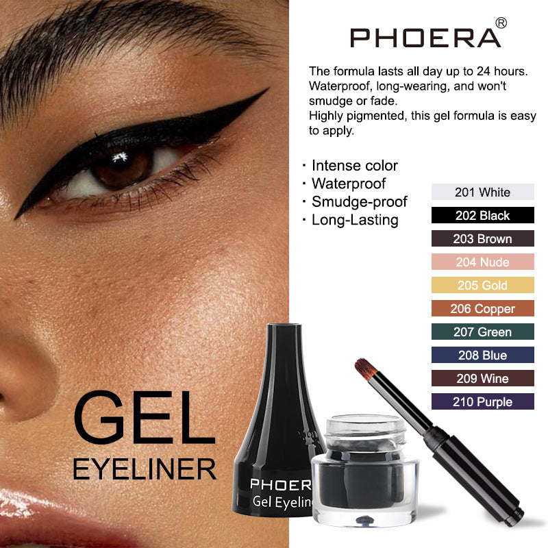 "Discover perfection with PHOERA's Ten Color Eyeliner – the ultimate choice for Best Eyeliner at Yuchimagic store!"