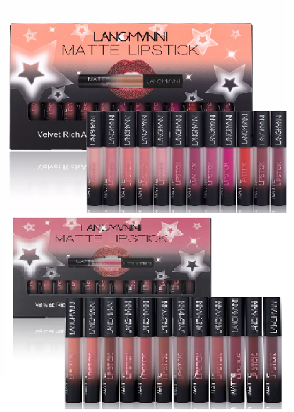 "Chic matte allure: Waterproof Velvet Lipstick Set for enduring, vibrant lips. Elevate your beauty routine." yuchimagic, image 10