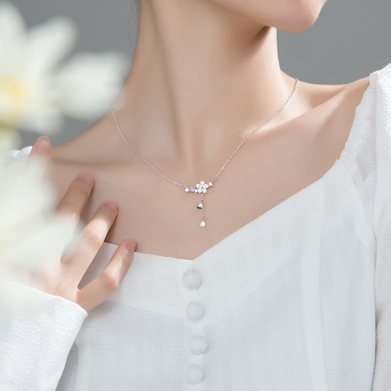Shell Flower Necklace, necklace for women