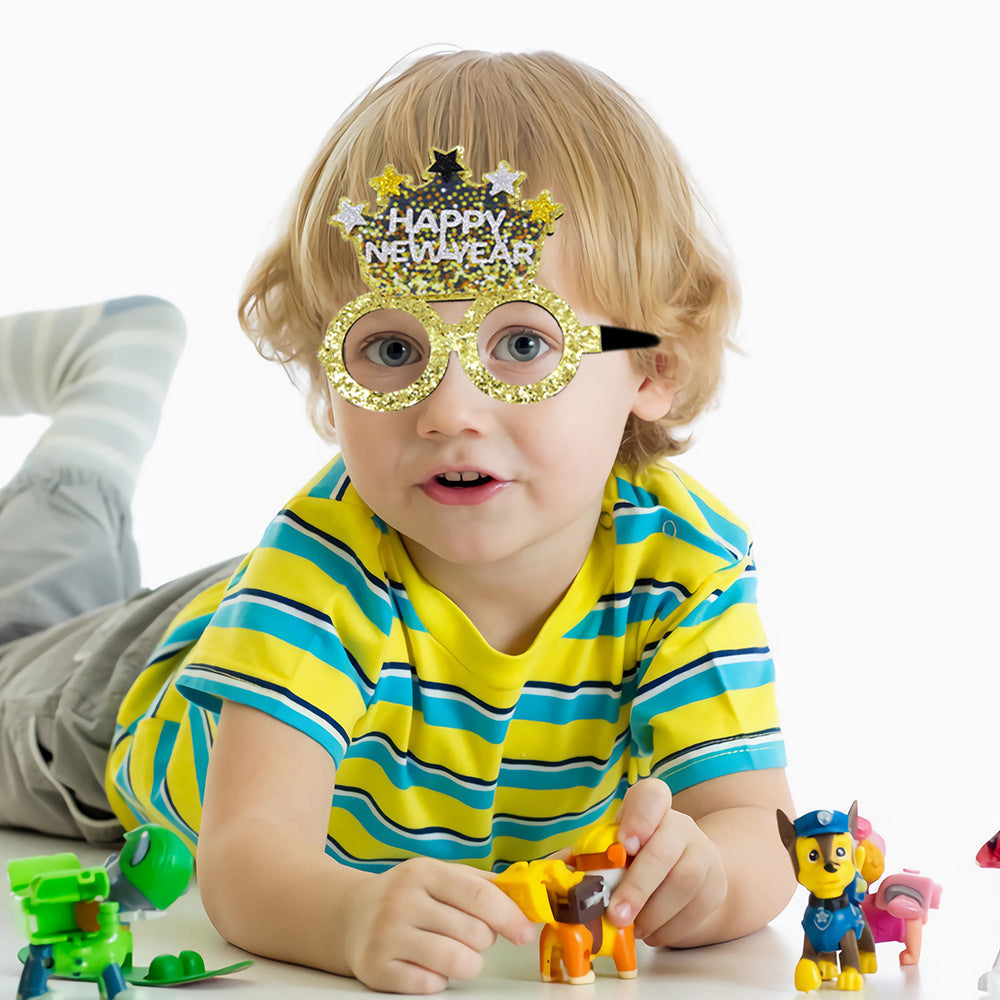 "Sparkle into 2024 with our festive New Year Party Glasses Frames! Share laughs and memories." image 6