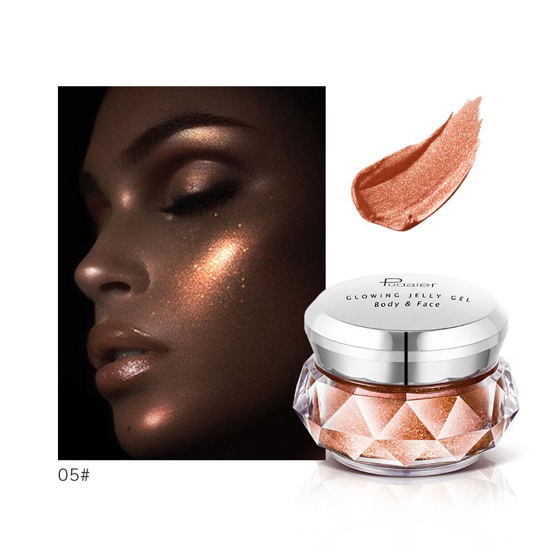 "Dive into glamour: Face Highlighter Jelly Gel for a mesmerizing mermaid glow. Radiate beauty effortlessly." Yuchimagic , image 8