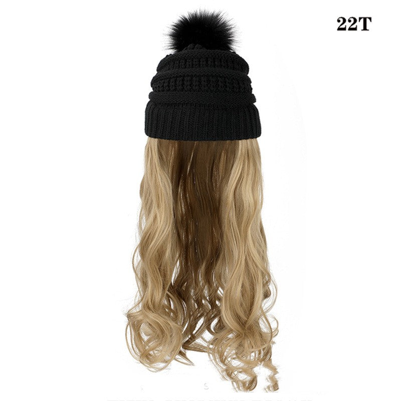 Chic Hat Wigs: Elevate style seamlessly with this versatile fashion fusion .image 14