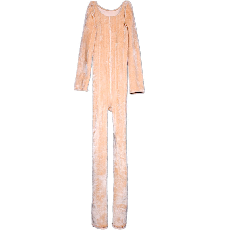 long sleeve sculpting jumpsuit, long sleeve for women, sculpting jumpsuit