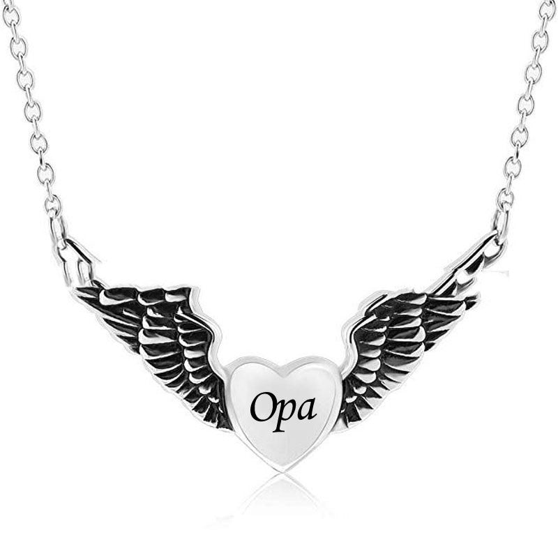 Angel wing necklace