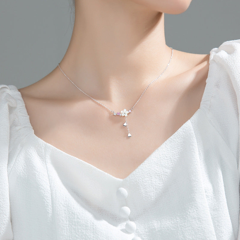 Shell Flower Necklace, necklace for women