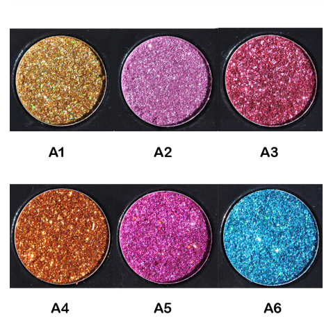 "Sparkle with our Sequin Eye Shadow Tray—glittering shades for a dazzling and glamorous eye look." image 5
