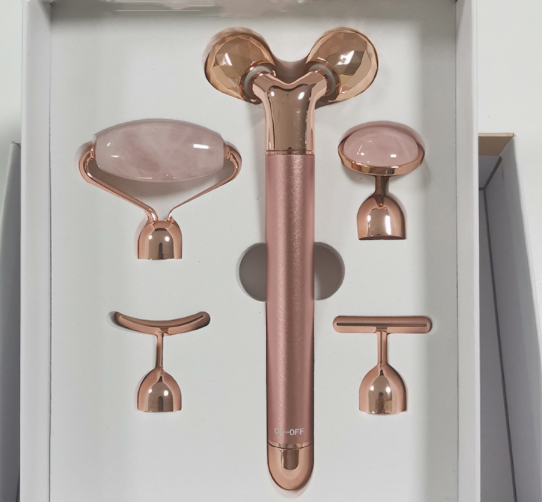 "5-in-1 24K Gold Beauty Bar: Enhance your skincare routine with this luxurious facial massager."