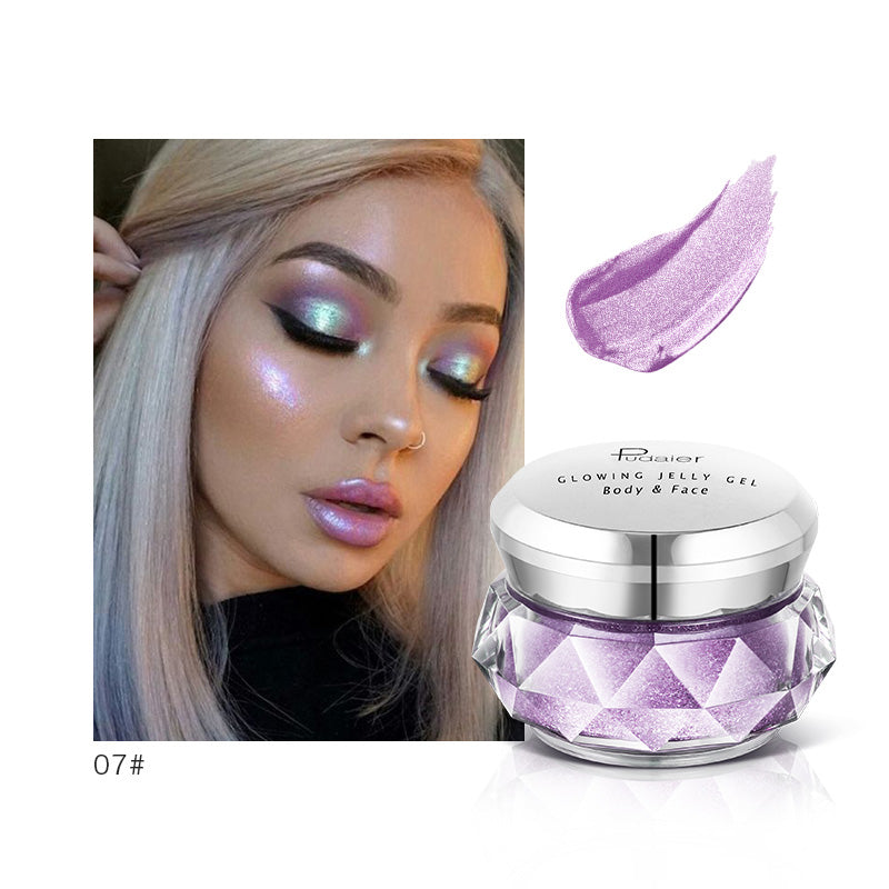 "Dive into glamour: Face Highlighter Jelly Gel for a mesmerizing mermaid glow. Radiate beauty effortlessly." Yuchimagic , image 10