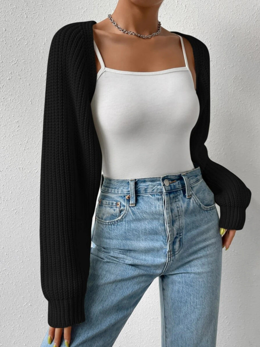 "Chic open front cardigan sweater for women – cozy, stylish, and available at our store!"