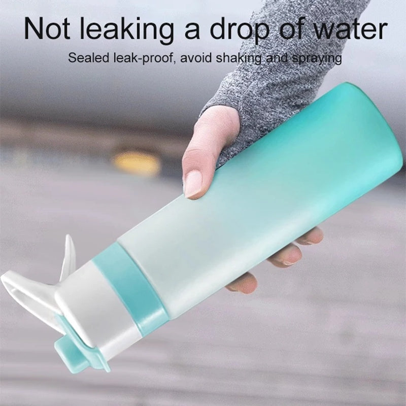 "Best Leak Proof Travel Bottles - Spray Water Bottle for Girls, perfect for outdoor sports and fitness."
