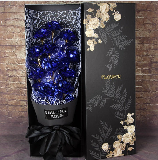 Valentine''s Day Gift on Valentine''s Day 24K Golden Rose