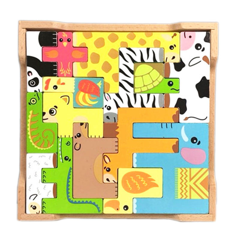 Wooden Puzzle Fun,  Challenging and Enjoyable