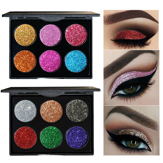 "Sparkle with our Sequin Eye Shadow Tray—glittering shades for a dazzling and glamorous eye look." image 1