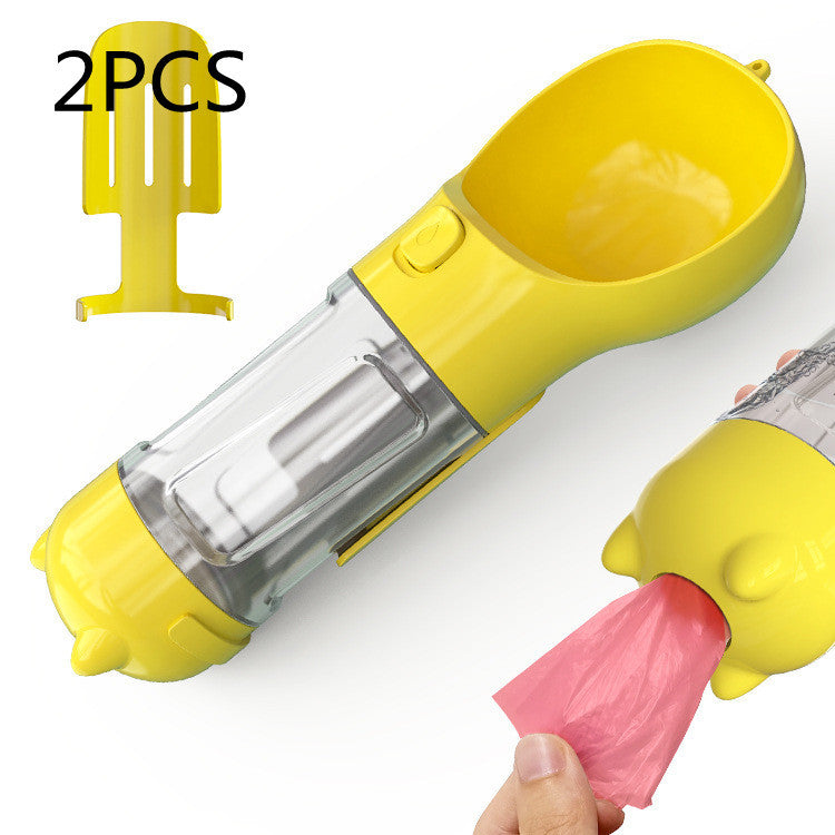 Pet Water Bottle Feeder Bowl Garbage