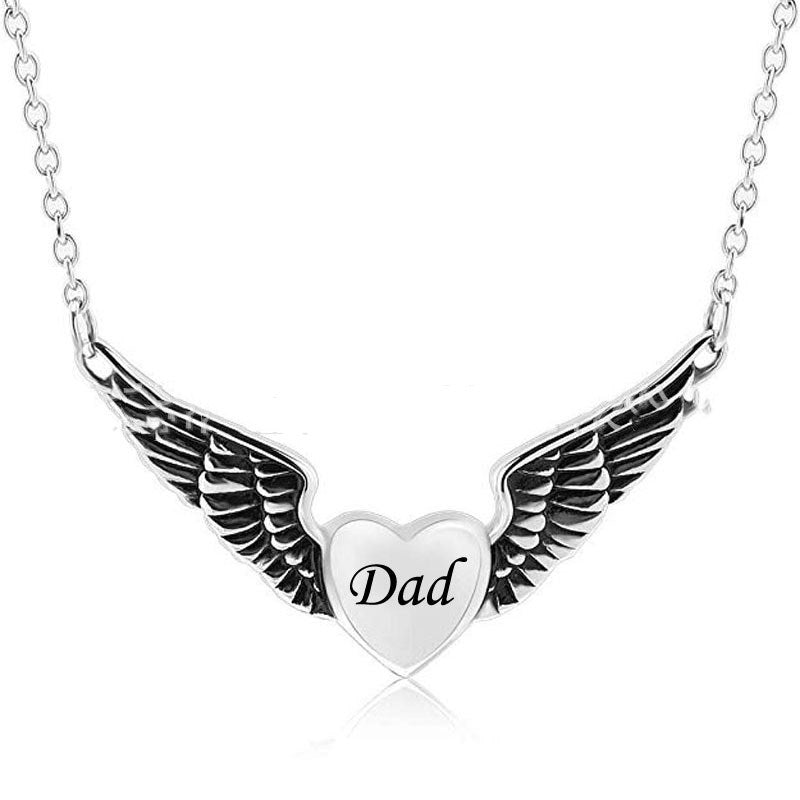 Angel Wing Necklace, Symbolic Elegance