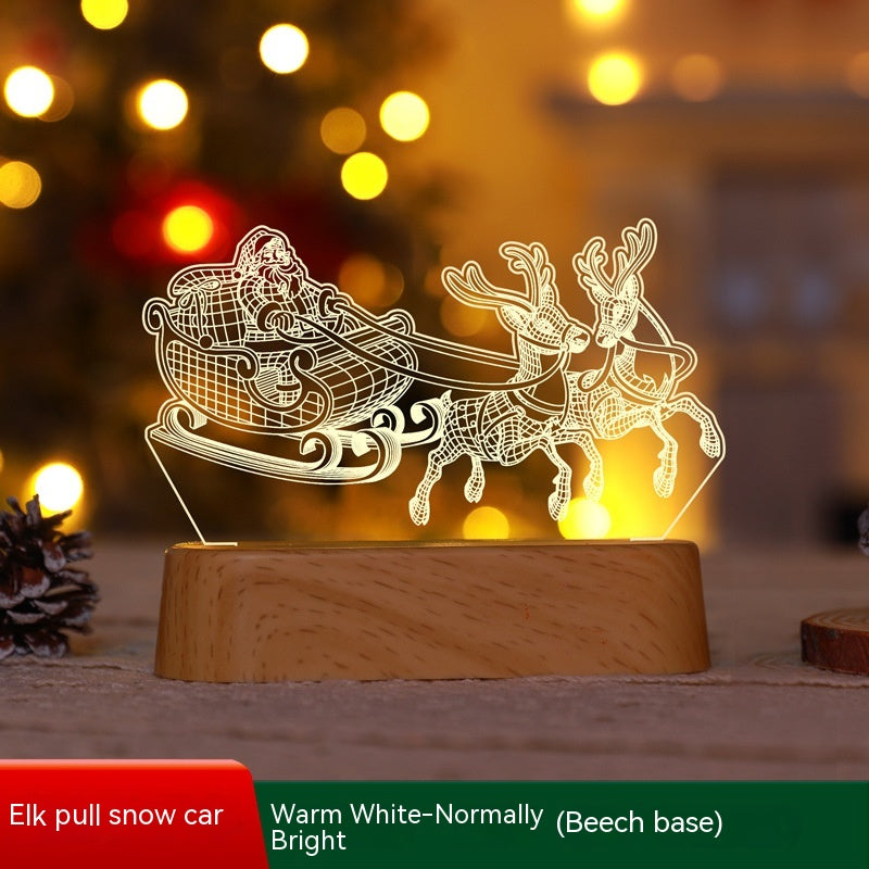 Illuminate the season with Christmas Decoration 3D Lamp. Festive LED Night Lights, perfect Christmas ornaments. image 8