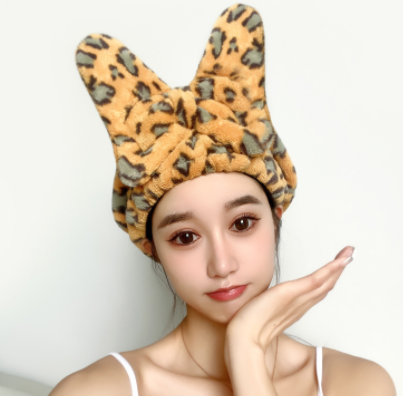 "Upgrade your routine with our chic Hair Drying Bow Shower Cap – ultimate style meets functionality!"