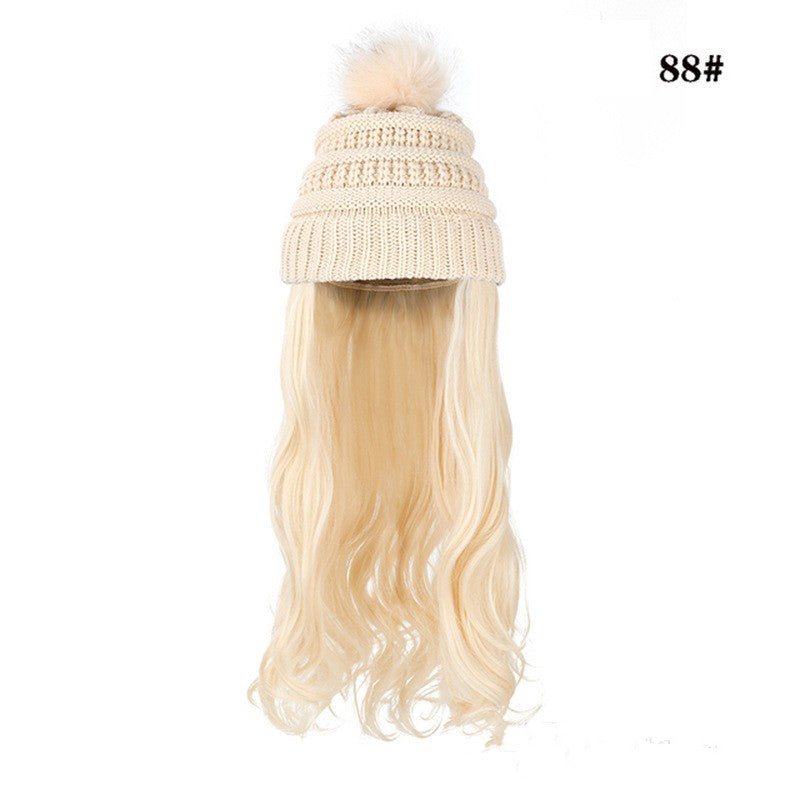 Chic Hat Wigs: Elevate style seamlessly with this versatile fashion fusion .image 7