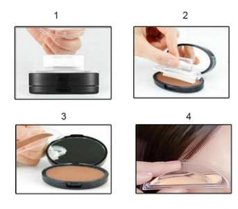 Perfect brows made easy with our Eyebrow Powder Stamp Tint Stencil Kit – your beauty essential!