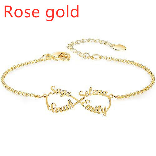 Customize your style with our stainless steel name bracelet—an elegant, personalized accessory for a unique touch.