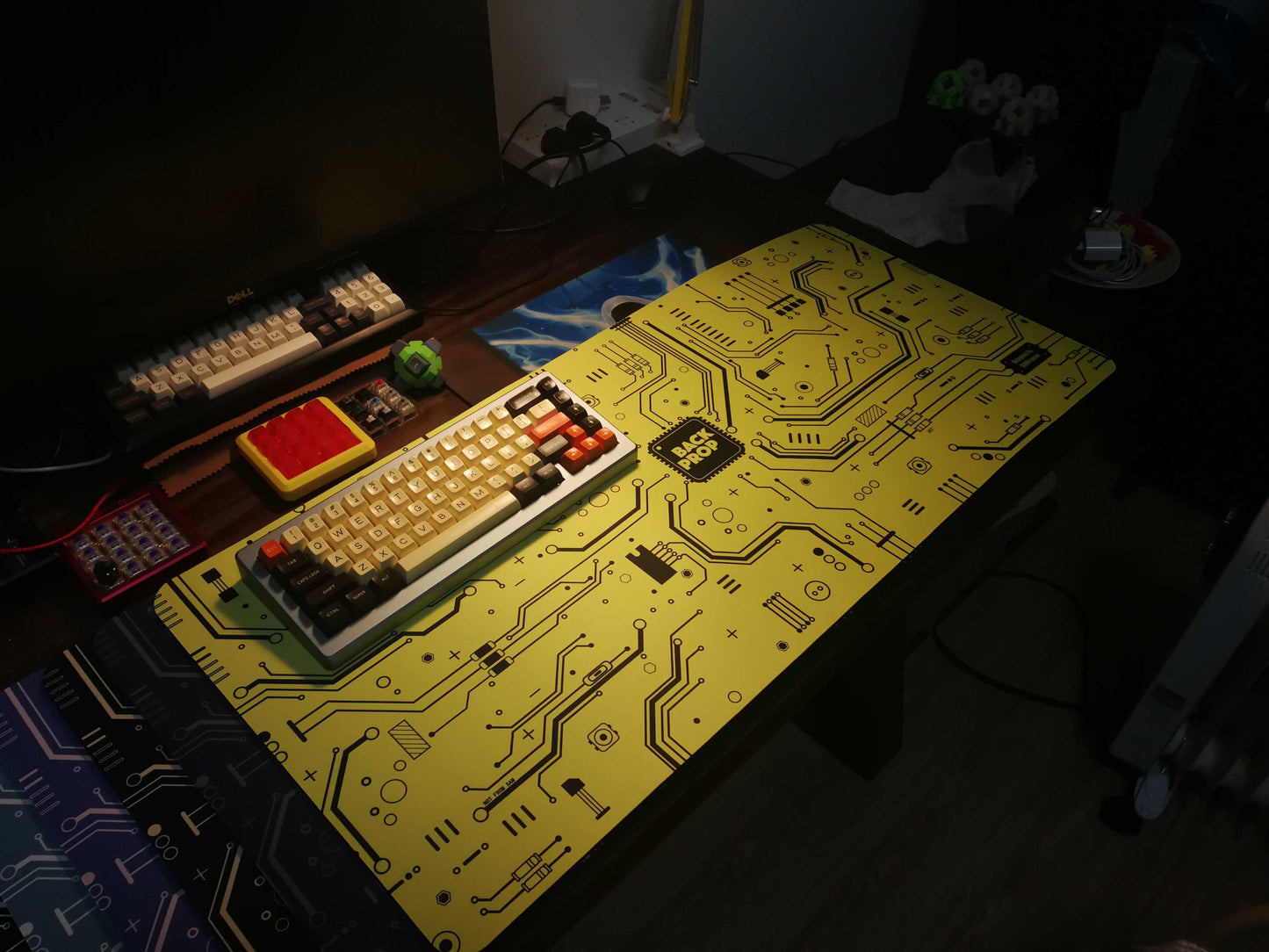 Customized keyboard and mouse pad