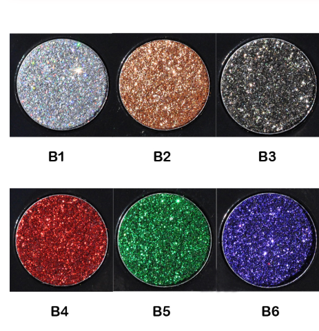 "Sparkle with our Sequin Eye Shadow Tray—glittering shades for a dazzling and glamorous eye look." image 4