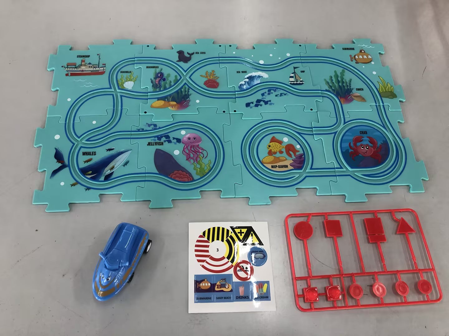 "Endless fun: Puzzle Track Cars for imaginative play. Build, race, and explore creativity effortlessly!"