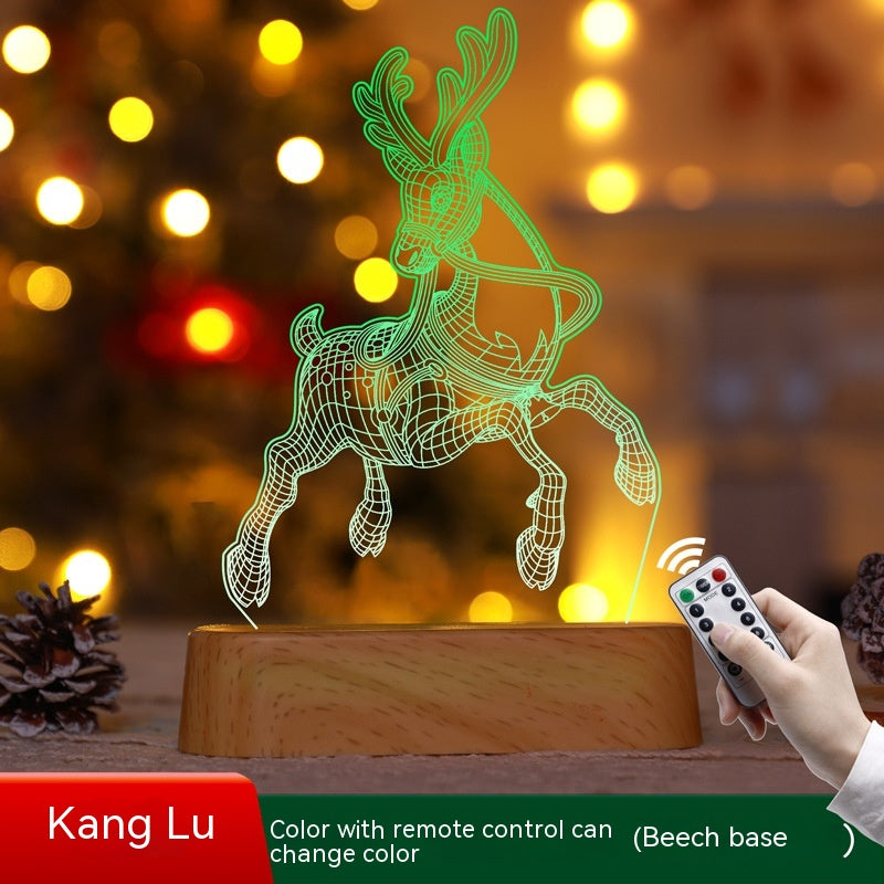 Illuminate the season with Christmas Decoration 3D Lamp. Festive LED Night Lights, perfect Christmas ornaments. image 6