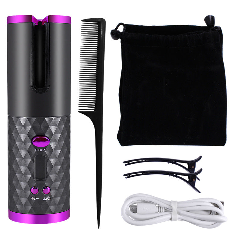 "Unleash stunning curls with our Rechargeable Hair Curler—portable, cord-free perfection for effortless styling anytime, anywhere!" image 5