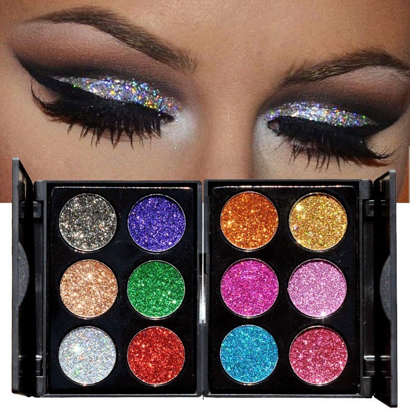 "Sparkle with our Sequin Eye Shadow Tray—glittering shades for a dazzling and glamorous eye look." image 6
