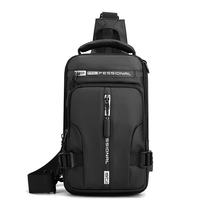 "Multifunctional Crossbody Bag Backpack: Stylish and practical accessory for men on-the-go."