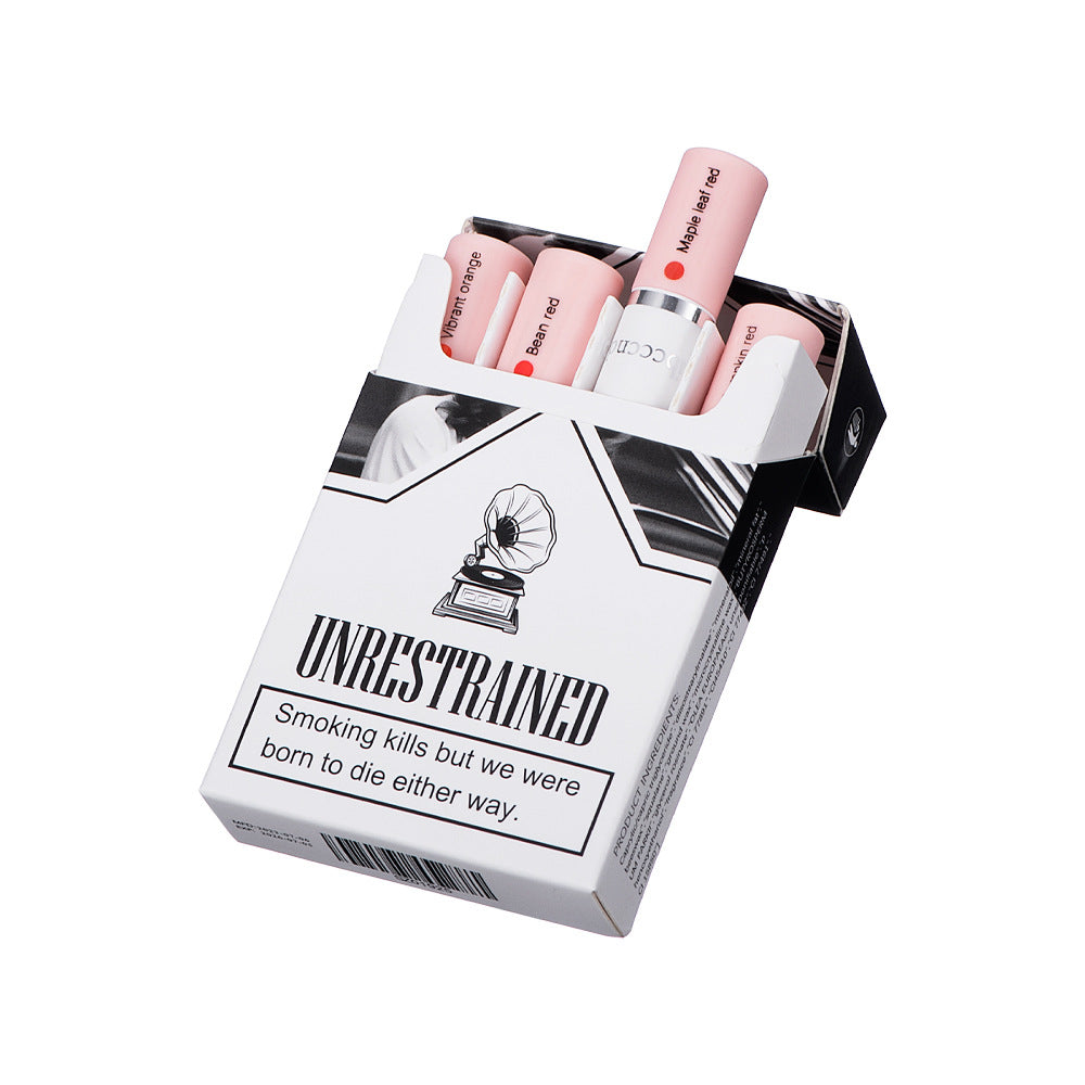 "Shop chic Cigarette Lipstick Set – bold matte shades for a confident, stylish look." image 10