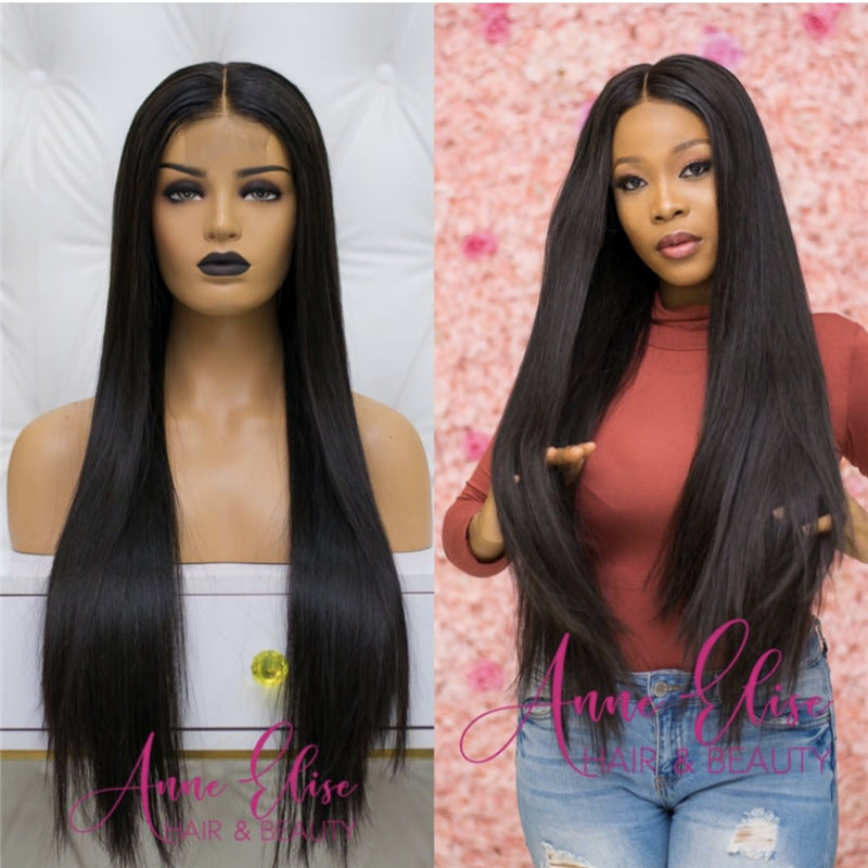 "Chic long wigs, sourced from Europe and America, perfect for confident women. Elevate your style effortlessly!" image 5
