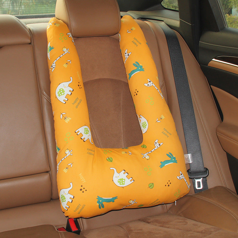 Car Car Cushion Quilt Dual-use Children Cute Pillow Baby Car With Cover Car Sleeping Artifact Pillow