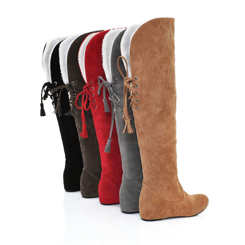 Plus Size Over-the-Knee Snow Boots