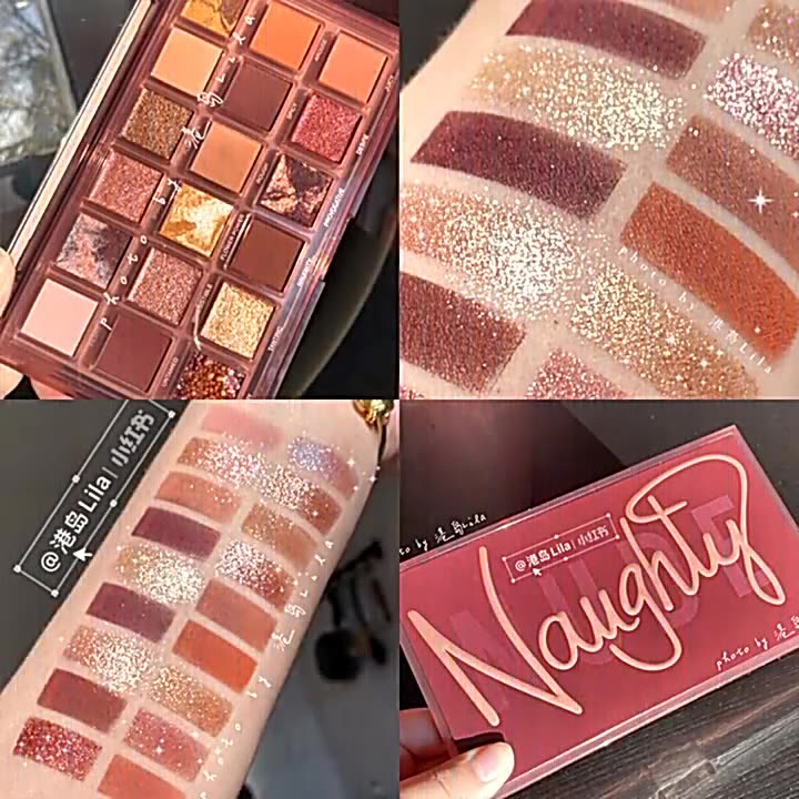 "Dazzle with our 18 Color Matte Bead Lazy Eye Shadow Palette – endless eyeshadow possibilities!"