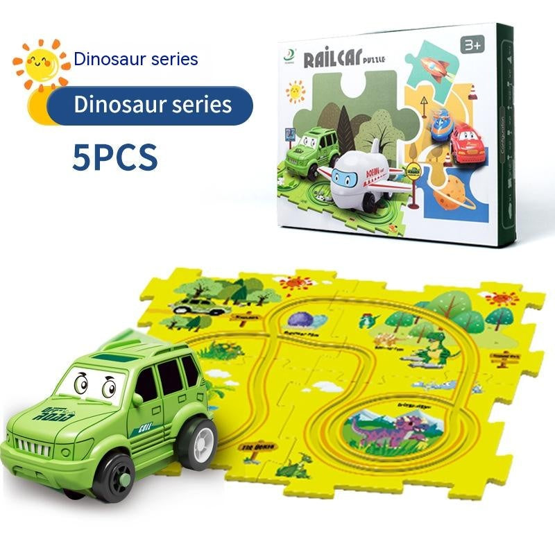 "Endless fun: Puzzle Track Cars for imaginative play. Build, race, and explore creativity effortlessly!" image 6