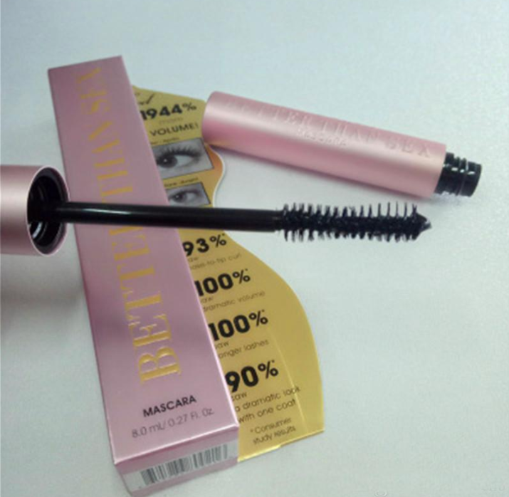 "Transform your lashes with Better Than Sex Volumizing Mascara—captivating volume and intense allure in every swipe." 3