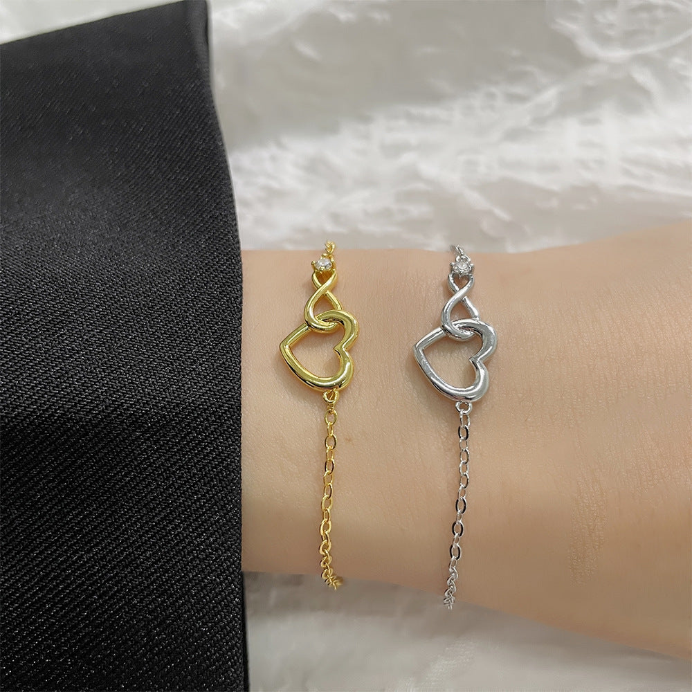 "Capture her heart with our exquisite Heart-Shaped Love Bracelet – the perfect Valentine's Day gift!"
