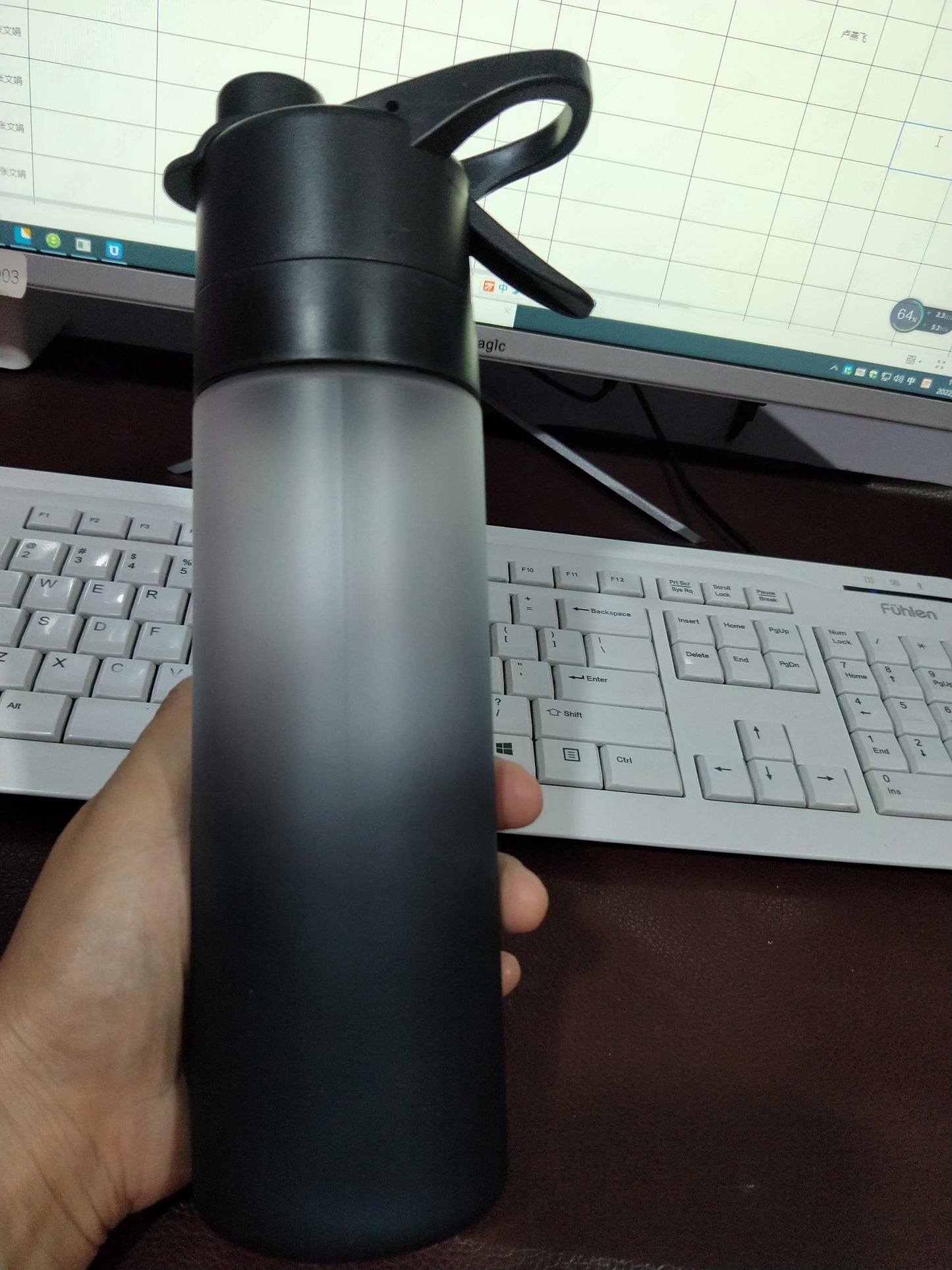 "Best Leak Proof Travel Bottles - Spray Water Bottle for Girls, perfect for outdoor sports and fitness."