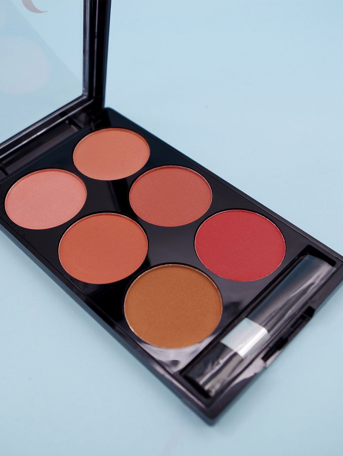 "Add a radiant touch with our Multi-color Blush Powder Palette—a spectrum of hues for vibrant beauty." image  4
